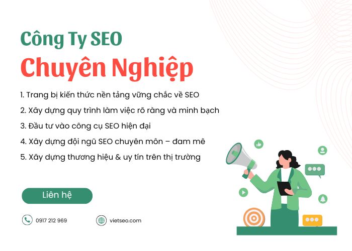 Công Ty SEO Chuyên Nghiệp: Cách Xây Dựng Và Tiêu Chí Lựa Chọn