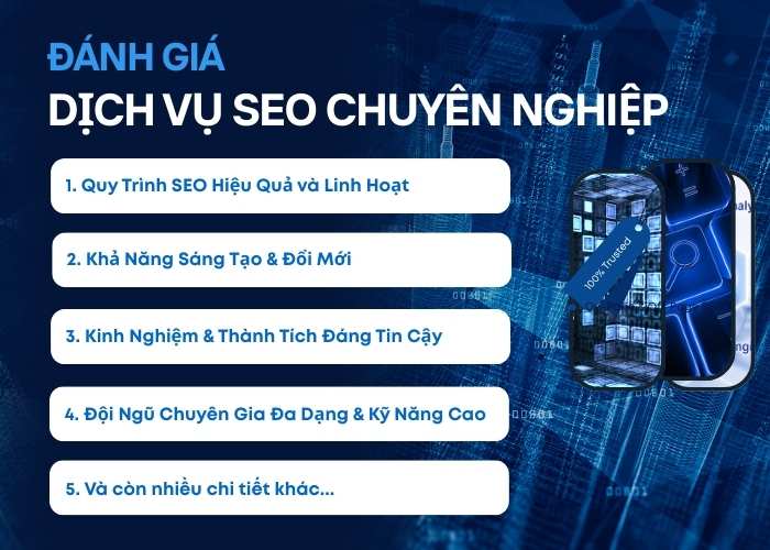 Cách Đánh Giá Một Dịch Vụ SEO Chuyên Nghiệp – Những Tiêu Chí Không Thể Bỏ Qua