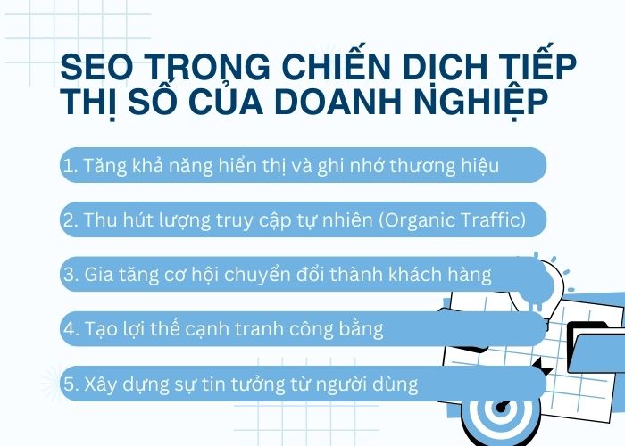 Tầm Quan Trọng Của SEO Trong Chiến Dịch Tiếp Thị Số Của Doanh Nghiệp
