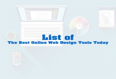 List of the Best Online Web Design Tools Today
