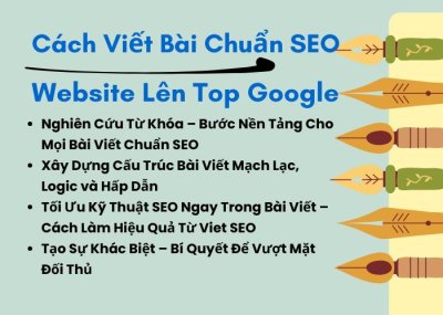Cách Viết Bài Chuẩn SEO Giúp Website Lên Top Google