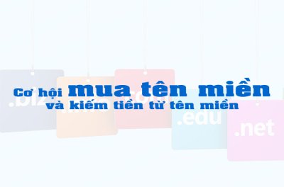 Cơ hội mua tên miền và kiếm tiền từ tên miền