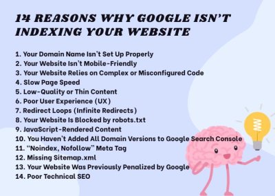14 Reasons Why Google Isn’t Indexing Your Website (and How to Fix It)