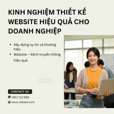 Kinh nghiệm thiết kế website hiệu quả cho doanh nghiệp