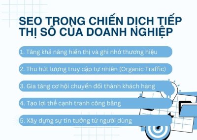Tầm Quan Trọng Của SEO Trong Chiến Dịch Tiếp Thị Số Của Doanh Nghiệp