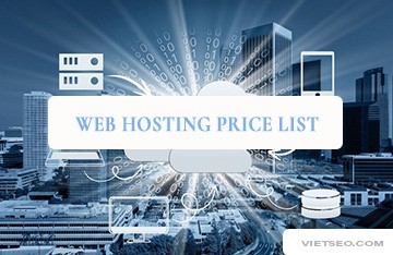 Web hosting price list