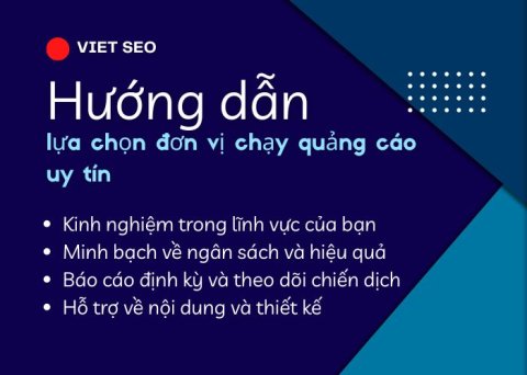 Lựa chọn đơn vị chạy quảng cáo uy tín