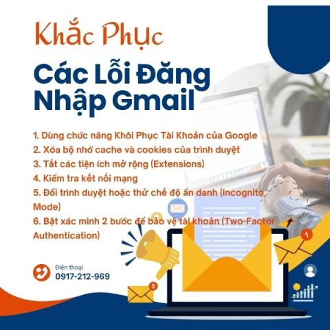 Khắc Phục Các Lỗi Đăng Nhập Gmail