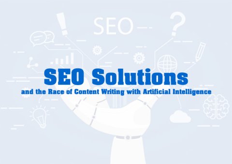 Workflow combining AI tools, SEO strategy, and human editorial review