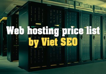 Web hosting price list