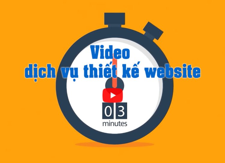 Video dịch vụ thiết kế web