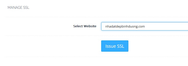 Cyberpanel free ssl